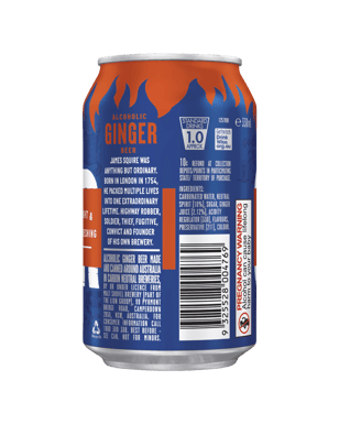 James Squire Ginger Beer Cans 330ml  Can