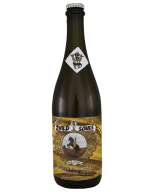 2 Wild Souls Yellowbox Honey Sparkling Mead  Bottle