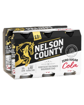 Nelson County County Bourbon & Zero Cola Can 375ml  6 Pack