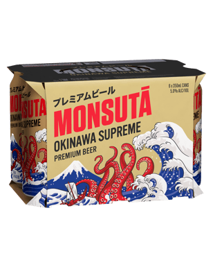 Monsuta Okinawa Supreme Cans 350ml  6 Pack
