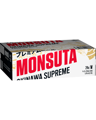 Monsuta Okinawa Supreme Cans 350ml  24 Case