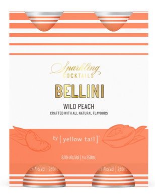 Sparkling Cocktails Bellini Cans 250mL NV 