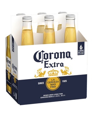 Corona Extra Lager Bottles 330ml  6 Pack