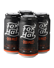 Fox Hat Red Pelt India Red Can 375ml  4 Pack