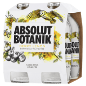 Absolut Botanik Berry Lemon & Vodka 330ml  4 Pack