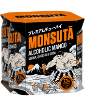 Monsuta Mango Chuhai 7.3% Cans 350ml  4 Pack