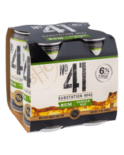 Substation No.41 Rum And Ginger Ale 6% Cans 375ml  4 Pack