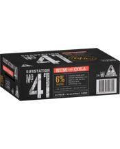Substation No.41 Rum And Cola 6% Cans 375ml  24 Case