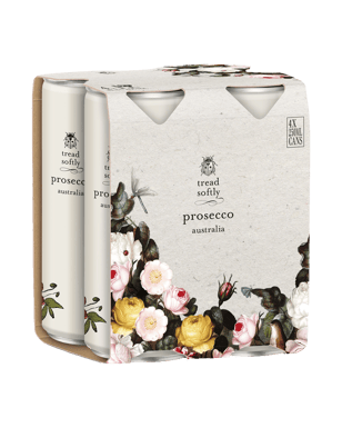 Tread Softly Prosecco Cans 250ml  4 Pack