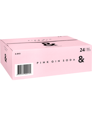 Soda & Pink Gin Soda & 355ml  16 Case