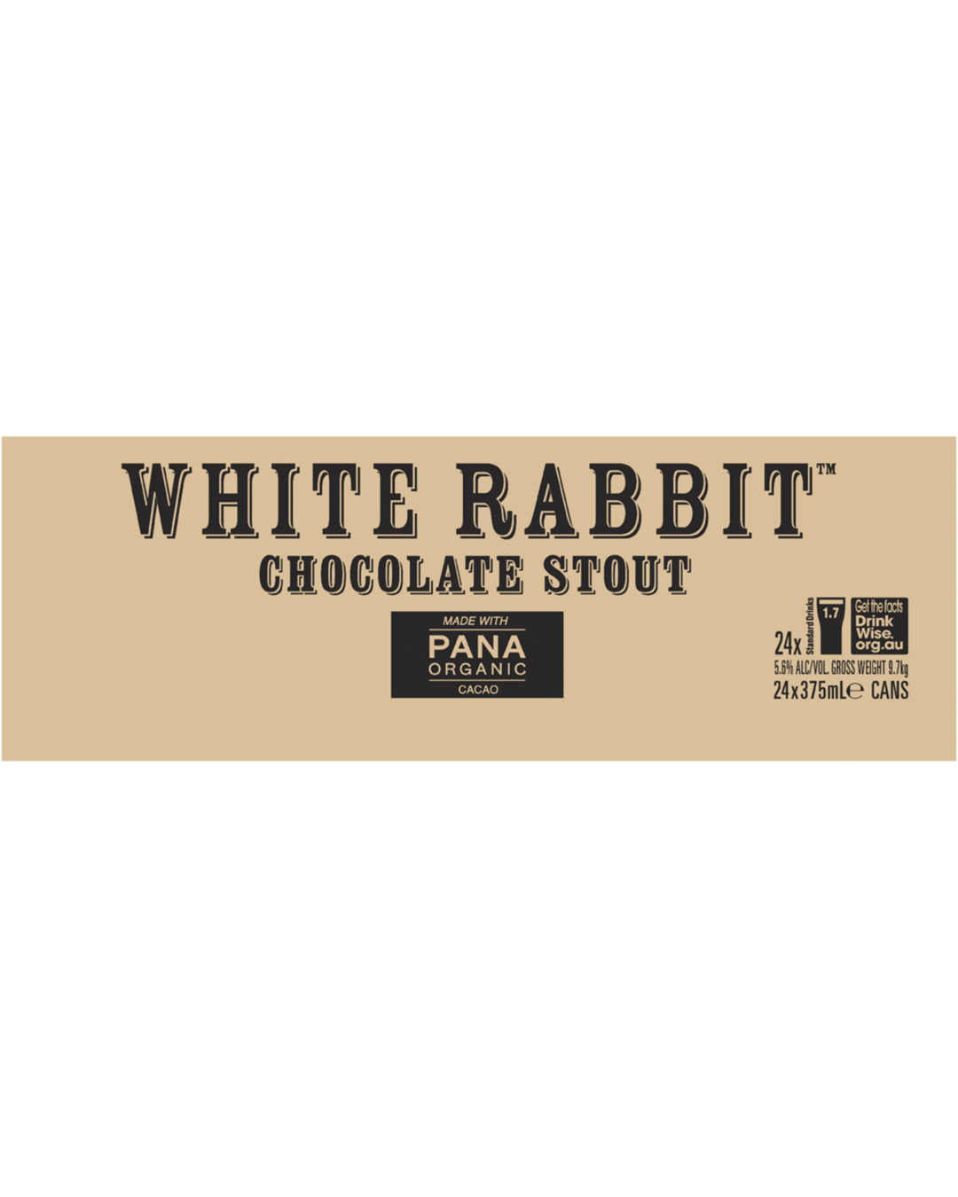 Buy White Rabbit Pana Organic Choc Stout Cans 375ml Online or From Your ...