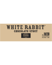 White Rabbit Pana Organic Choc Stout Cans 375ml  24 Case