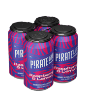 Pirate Life Brewing Raspberry And Lemon Crush Cans 355ml  4 Pack