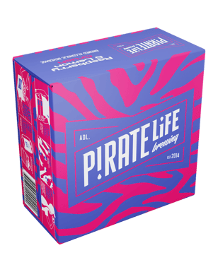 Pirate Life Brewing Raspberry And Lemon Crush Cans 355ml  16 Case