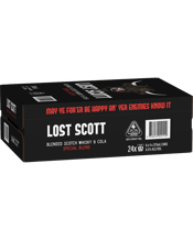 Lost Scott Whisky & Cola 6.5% Cans 375ml  24 Case
