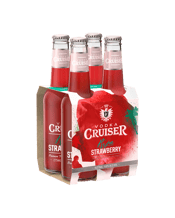 Vodka Cruiser Ripe Strawberry Bottles 275ml  4 Pack