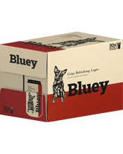 Bluey Ultra Crisp Lager Cans 375ml  30 Case