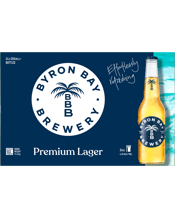 Byron Bay Brewery Premium Lager Bottles 355ml  24 Case
