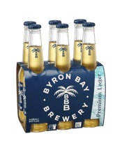 Byron Bay Brewery Premium Lager Bottles 355ml  6 Pack