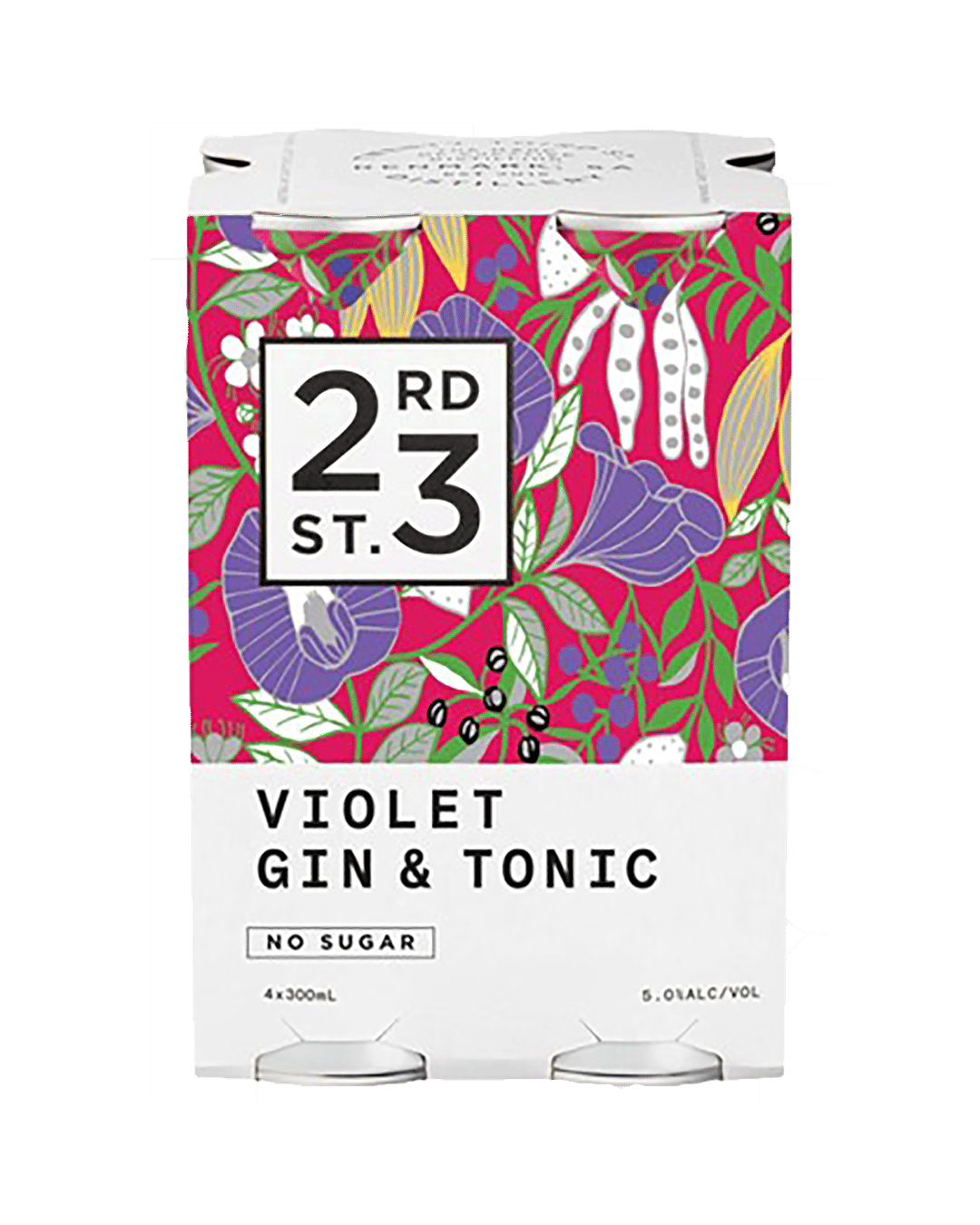 23rd St Distillery Violet Gin & Tonic Can 300mL