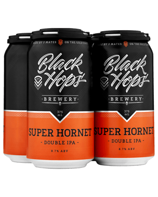 Black Hops Super Hornet Double Ipa Cans 375ml  4 Pack