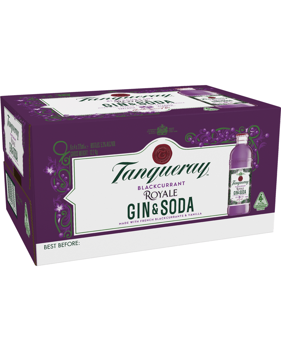 Tanqueray Royale Gin & Soda Bottle 275mL