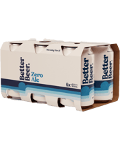 Better Beer Zero Alcohol Cans 355ml  6 Pack