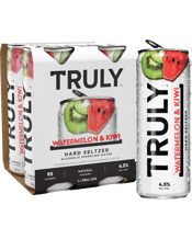 Truly Hard Seltzer Watermelon & Kiwi Cans 330ml  4 Pack