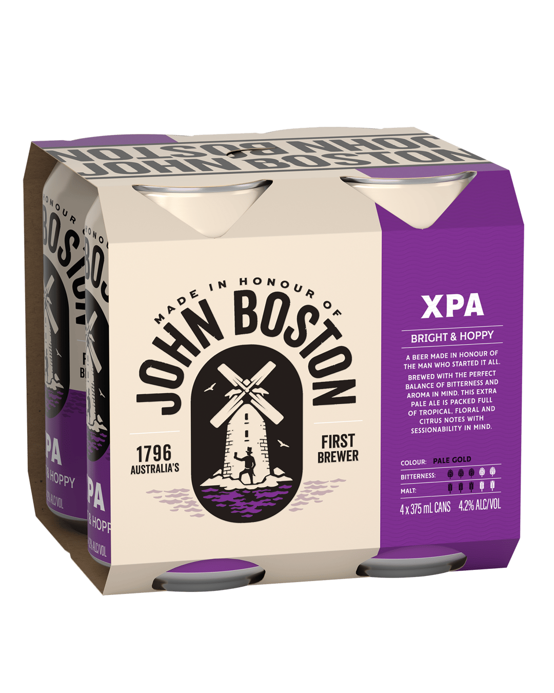 Buy John Boston The Point Pale Ale Cans 10 Pack 375ml online with (sameday FREE delivery*) in
