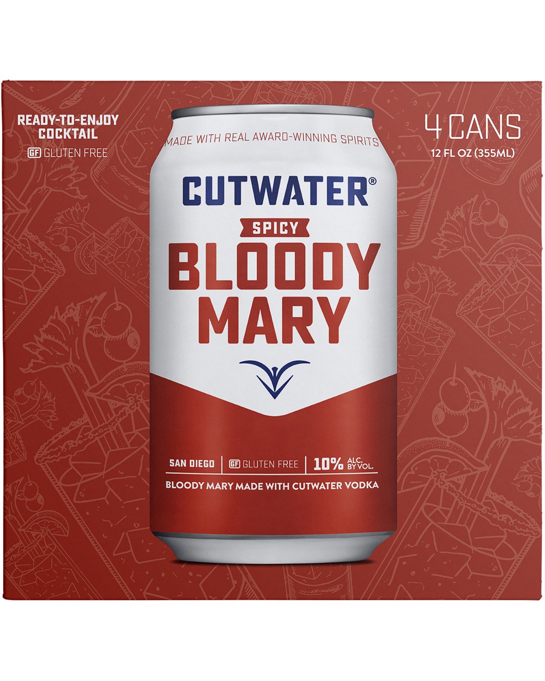 Buy Cutwater Bloody Mary Can 355ml online with (sameday FREE delivery