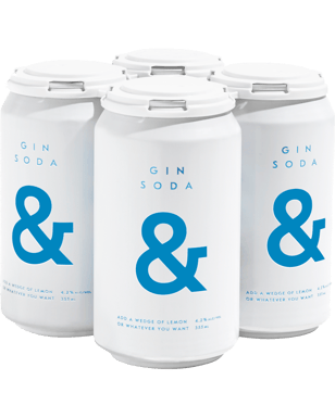 Ampersand Cans 355ml  4 Pack