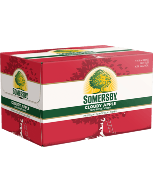 Somersby Cloudy Apple Cider Bottles 330ml  24 Case