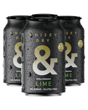 Ampersand Whisky & Dry Lime Extra Strength Cans 330ml  4 Pack