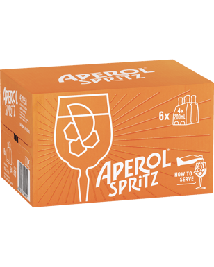 Aperol Spritz Bottles 200ml  24 Case