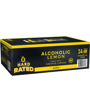 Hard Rated Cans 375ml  24 Case
