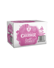 Vodka Cruiser Exotic Lychee Bottles 275ml  24 Case