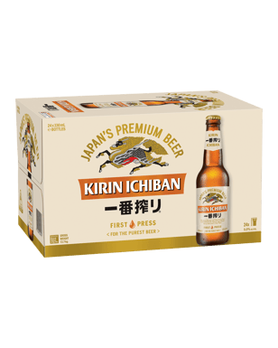 Kirin Ichiban Bottle 330ml  24 Case
