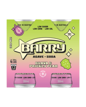 Barry Guava & Prickly Pear Agave & Soda Cans 330ml  4 Pack