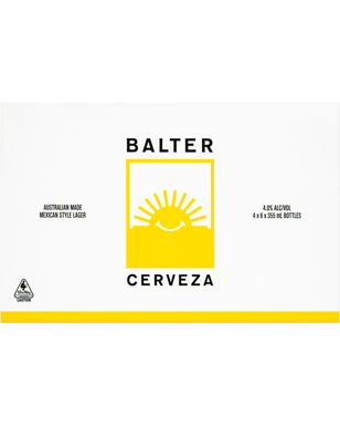 Balter Cerveza Bottles 355ml  24 Case