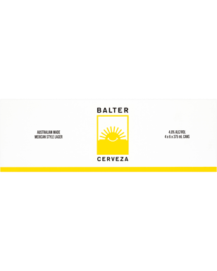 Balter Cerveza Cans 375ml  24 Case