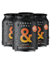 Ampersand Vodka Soda & Tropical Extra 9% Cans 250ml  4 Pack