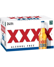 Xxxx Zero Bottles 330ml  24 Case
