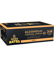 Hard Rated Orange Lemon Cans 375ml  24 Case