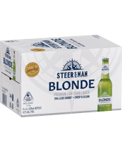 Steersman Blonde Low Carb Beer 330ml  24 Case