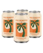 Freshwater Brewing Clubhouse Lager Cans 375ml  4 Pack