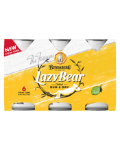 Bundaberg Lazy Bear Rum & Dry Cans 375ml  6 Pack