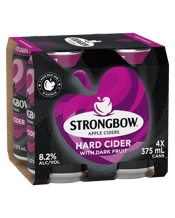 Strongbow Hard Cider With Dark Fruit Cans 375ml  4 Pack
