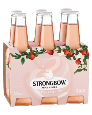 Buy Strongbow Blossom Rose Cider Bottles 330ml online with same day FREE delivery in Australia at Everyday Low Prices BWS