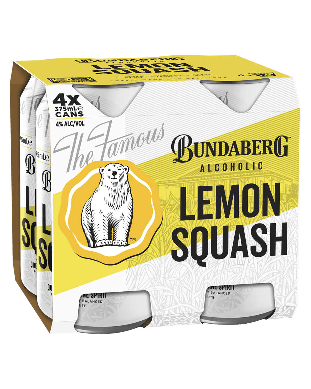 Buy Bundaberg Alcoholic Lemon Squash Cans 375ml online with (sameday FREE delivery*) in