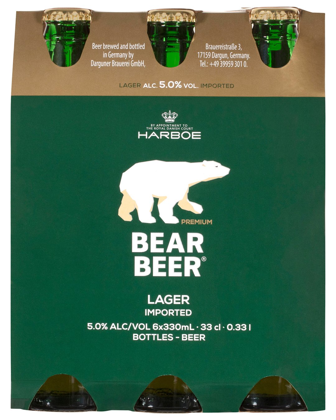 Bear Beer Lager 330ml